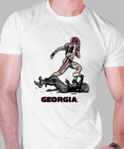 Georgia Football Ladd Mcconkey Superstar Pose Shirt