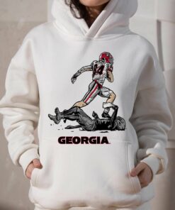 Georgia Football Ladd Mcconkey Superstar Pose Shirt 3