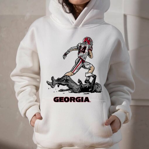 Georgia Football Ladd Mcconkey Superstar Pose Shirt