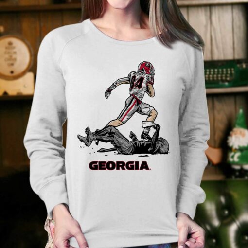 Georgia Football Ladd Mcconkey Superstar Pose Shirt