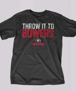 Georgia Football Throw It To Brock Bowers Shirt Georgia Football Throw It To Brock Bowers Shirt