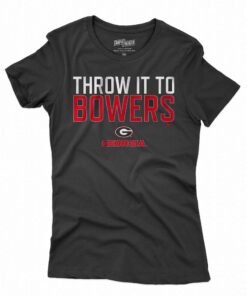 Georgia Football Throw It To Brock Bowers Shirt Georgia Football Throw It To Brock Bowers Shirt