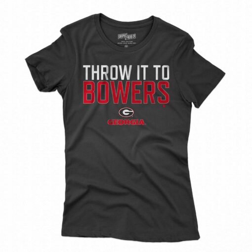 Georgia Football Throw It To Brock Bowers Shirt