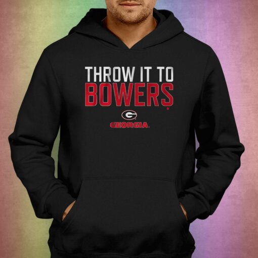 Georgia Football Throw It To Brock Bowers Shirt