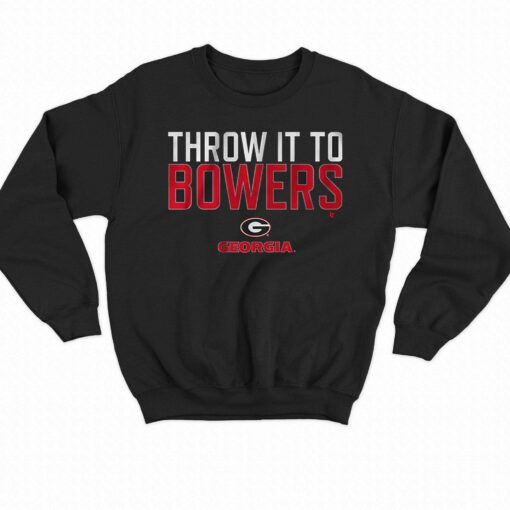 Georgia Football Throw It To Brock Bowers Shirt