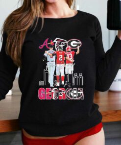 Georgia Freddie Freeman Matt Ryan And Stetson Bennett Iv Signatures 2023 Shirt Georgia Freddie Freeman Matt Ryan And Stetson Bennett Iv Signatures 2023 Shirt