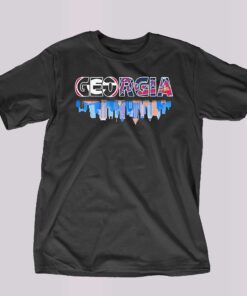 Georgia Skyline Sports Teams Retro Shirt Georgia Skyline Sports Teams Retro Shirt