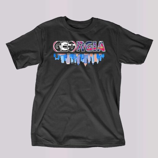 Georgia Skyline Sports Teams Retro Shirt