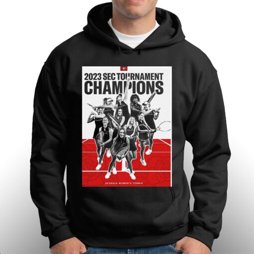 Georgia Womens Tennis Sec Tournament Champions 2023 Shirt