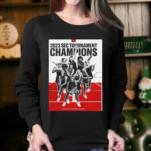 Georgia Womens Tennis Sec Tournament Champions 2023 Shirt