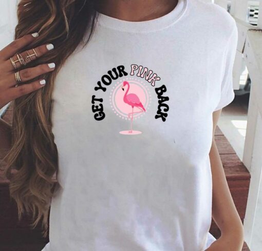 Get Your Pink Back Sweatshirt Flamingo Mom