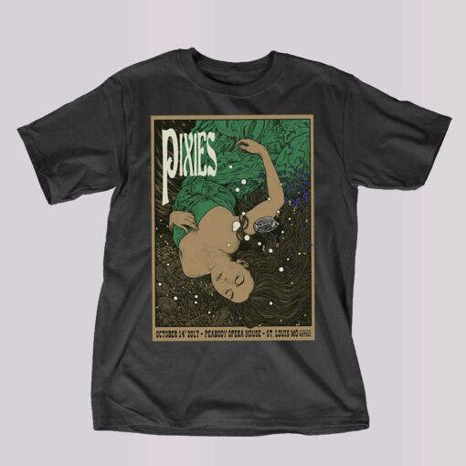 Girl In The Woods The Pixies Band T-shirt