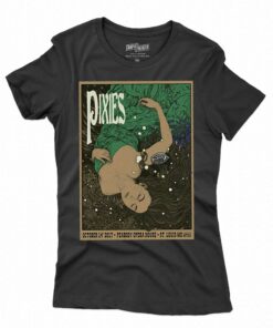 Girl In The Woods The Pixies Band T-shirt Girl In The Woods The Pixies Band T-shirt