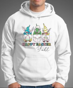 Gnomes Happy Easter Cute Bunny Ear Shirt 3