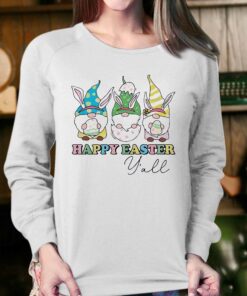 Gnomes Happy Easter Cute Bunny Ear Shirt 4