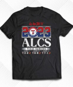 Go And Take It 2023 Alcs Texas Rangers Game 1 3-2 Game 2 11-8 Game 3 7-1 Baltimore Orioles T-shirt Go And Take It 2023 Alcs Texas Rangers Game 1 3-2 Game 2 11-8 Game 3 7-1 Baltimore Orioles T-shirt