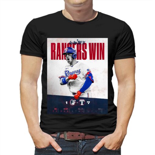 Go And Take It Rangers Win T-shirt