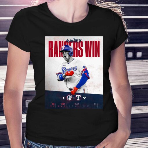 Go And Take It Rangers Win T-shirt