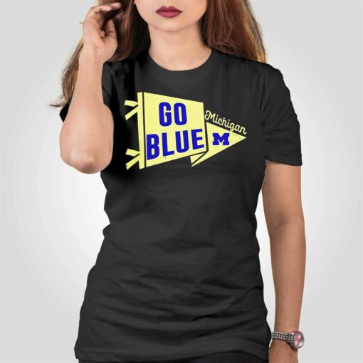 Go Blue Michigan Wolverine Shirt