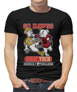 Go Dawgs Beat Tech Georgia Bulldogs Unisex T-shirt Go Dawgs Beat Tech Georgia Bulldogs Unisex T-shirt