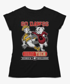 Go Dawgs Beat Tech Georgia Bulldogs Unisex T-shirt Go Dawgs Beat Tech Georgia Bulldogs Unisex T-shirt
