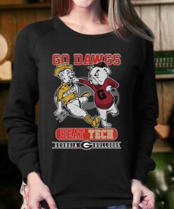 Go Dawgs Beat Tech Georgia Bulldogs Unisex T shirt 4