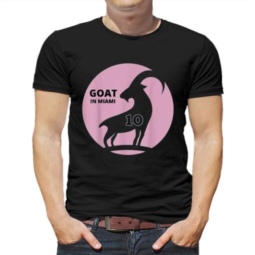 Goat In Miami Messi T-shirt