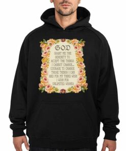 God Grant Me The Serenity To Accept The Things Serenity Prayer Shirt 3