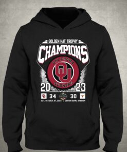 Golden Hat Trophy Champions Oklahoma Sooners 2023 T shirt 3