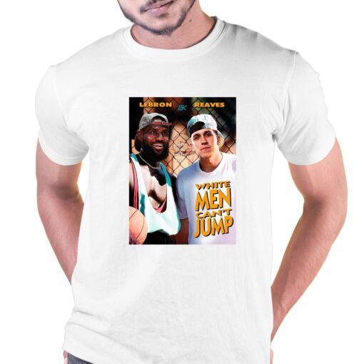 Golden Knight Lebron Reaves White Men Cant Jump 2023 Shirt