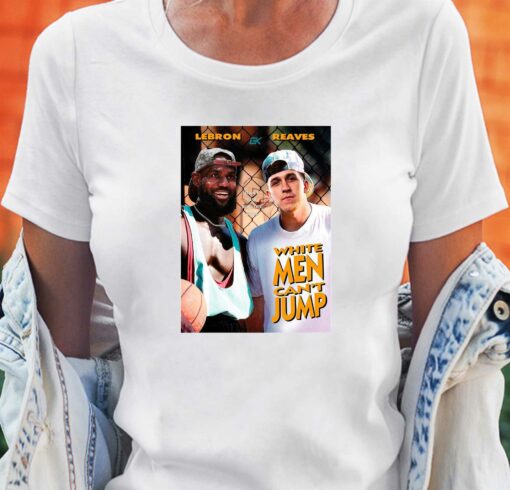 Golden Knight Lebron Reaves White Men Cant Jump 2023 Shirt