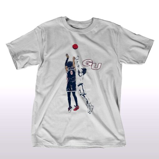 Gonzaga Basketball Julian Strawther The Shot T-shirt