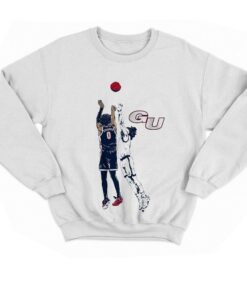 Gonzaga Basketball Julian Strawther The Shot T shirt 4