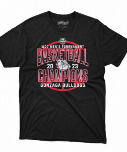 Gonzaga University Wcc Mens Tournament Basketball Champions 2023 Shirt Gonzaga University Wcc Mens Tournament Basketball Champions 2023 Shirt