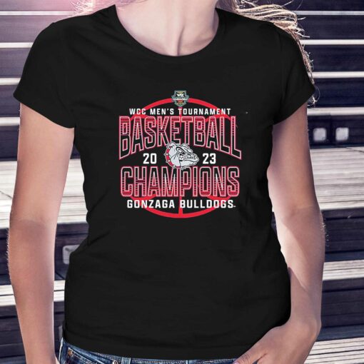 Gonzaga University Wcc Mens Tournament Basketball Champions 2023 Shirt