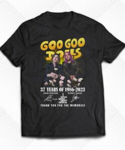 Goo Goo Dolls 37 Years Of 1986 – 2023 Thank You For The Memories Unisex T-shirt Goo Goo Dolls 37 Years Of 1986 – 2023 Thank You For The Memories Unisex T-shirt