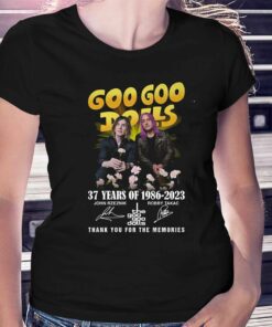Goo Goo Dolls 37 Years Of 1986 – 2023 Thank You For The Memories Unisex T-shirt Goo Goo Dolls 37 Years Of 1986 – 2023 Thank You For The Memories Unisex T-shirt