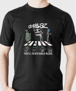 Gorillaz Youll Never Walk Alone Unisex T-shirt 3 Gorillaz Youll Never Walk Alone Unisex T shirt 4