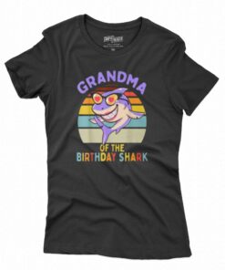 Grandma Of The Birthday Shark T-shirt Grandma Of The Birthday Shark T-shirt