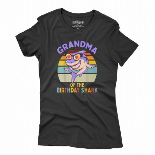 Grandma Of The Birthday Shark T-shirt