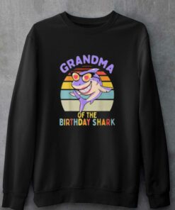 Grandma Of The Birthday Shark T-shirt 3 Grandma Of The Birthday Shark T shirt 4
