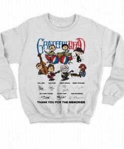 Grateful Dead Chipi Signature Thank You For The Memories Shirt 4