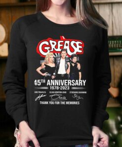 Grease 45th Anniversary 1978 2023 Signature Thank You For The Memories Shirt 4