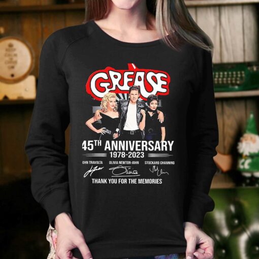 Grease 45th Anniversary 1978-2023 Signature Thank You For The Memories Shirt