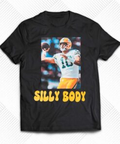 Green Bay Packers Jordan Love Silly Body Shirt Green Bay Packers Jordan Love Silly Body Shirt