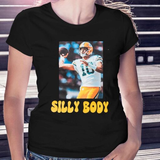 Green Bay Packers Jordan Love Silly Body Shirt