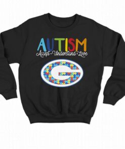 Green Bay Packers Nfl Autism Awareness Accept Understand Love Shirt 3 Green Bay Packers Nfl Autism Awareness Accept Understand Love Shirt 4