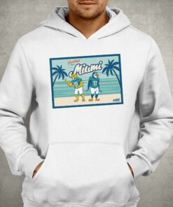 Greetings From Miami Cheetah Penguin Postcard T-shirt For Miami Football Fans 2 Greetings From Miami Cheetah Penguin Postcard T shirt For Miami Football Fans 3