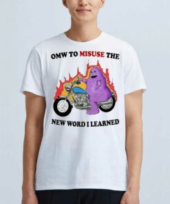 Grimace Omw To Misuse The New Word I Learned Shirt Grimace Omw To Misuse The New Word I Learned Shirt