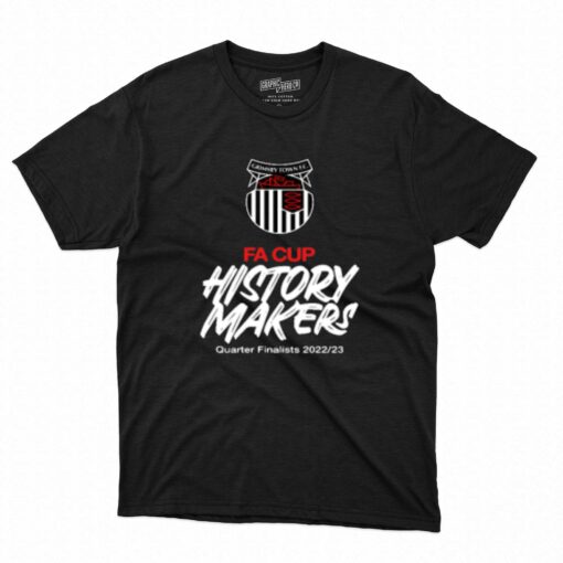 Grimsby Town History Makers Commemorative 2023 T-shirt